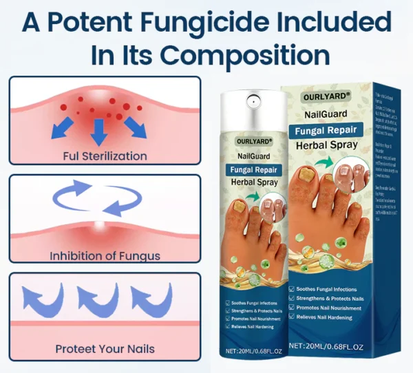 ✨Ourlyard® NailGuard Fungal Repair Herbal Spray