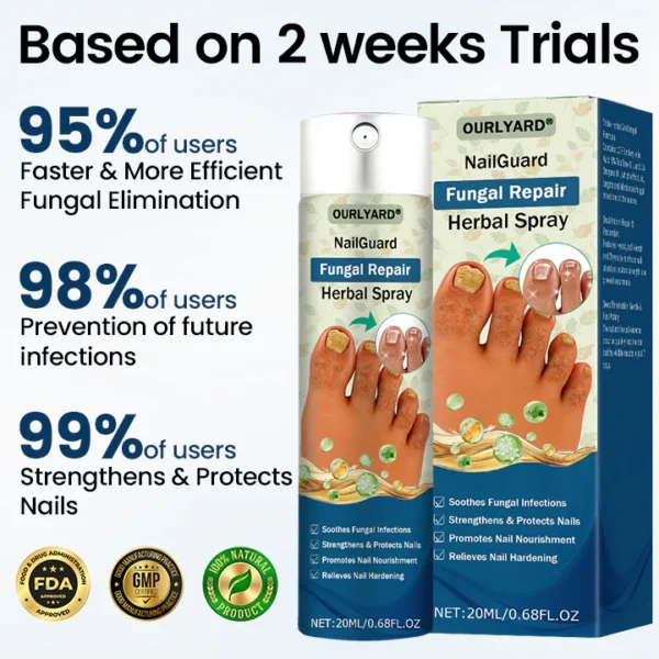 ✨Ourlyard® NailGuard Fungal Repair Herbal Spray