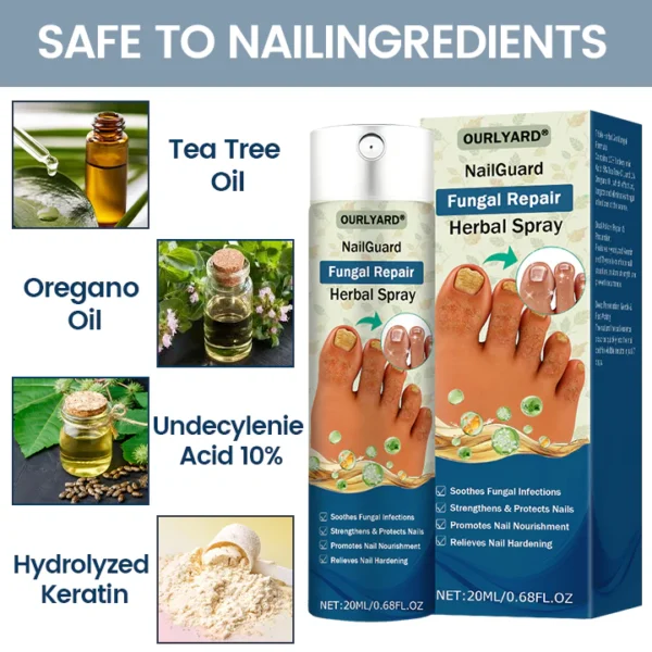 ✨Ourlyard® NailGuard Fungal Repair Herbal Spray