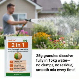 🔥 Advanced 2-in-1 Pro+ Herbicide | Upgraded Formula for 6-Hour Rapid Kill, Root Eradication & Destroys Glyphosate-Resistant Weeds