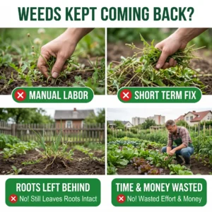 🔥 Advanced 2-in-1 Pro+ Herbicide | Upgraded Formula for 6-Hour Rapid Kill, Root Eradication & Destroys Glyphosate-Resistant Weeds