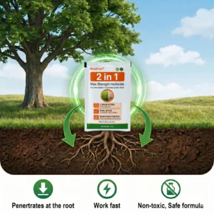 🔥 Advanced 2-in-1 Pro+ Herbicide | Upgraded Formula for 6-Hour Rapid Kill, Root Eradication & Destroys Glyphosate-Resistant Weeds