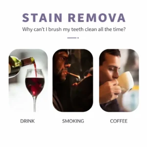 CLEZYRA Purple Teeth Whitening Strips