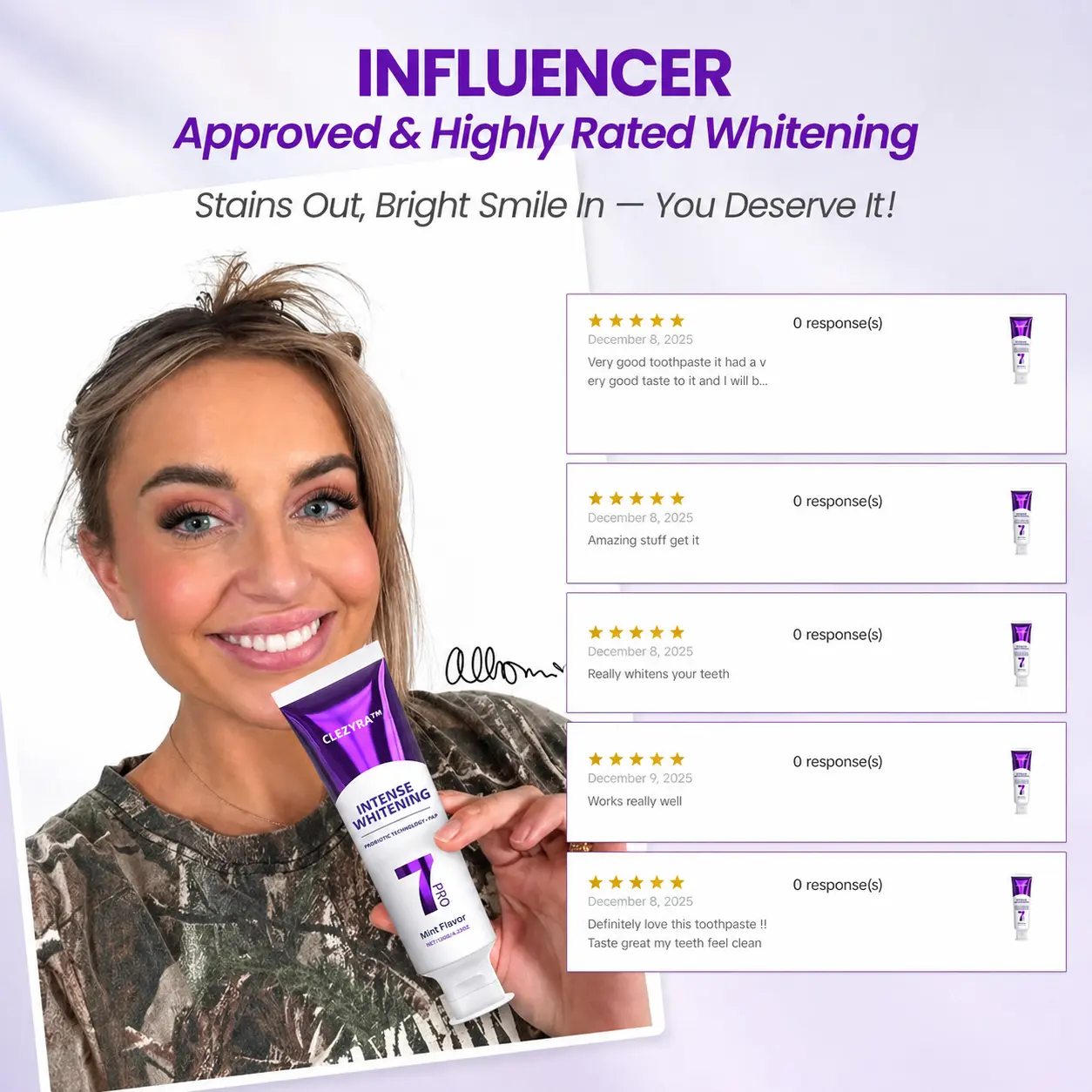 Clezyra™ Pro Intensive Toothpaste