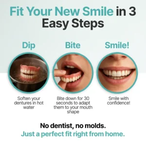 🌎Ends Today: 70% OFF! ⏰Fantasfeelets™ Medical Full Denture with Strong Suctiond🦷Obtain American Dental Association (ADA) Certification