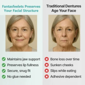 🌎Ends Today: 70% OFF! ⏰Fantasfeelets™ Medical Full Denture with Strong Suctiond🦷Obtain American Dental Association (ADA) Certification