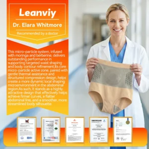 Leanviy® 2026 NEW RELEASE Moringa & Berberine 4-In-1 Micro-Particle Sculpting & Fat-Burn Shorts