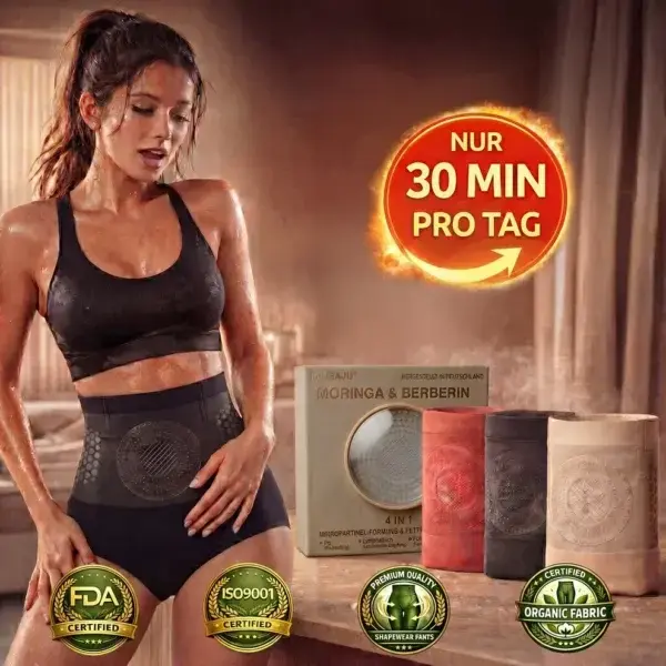 PAURAJU® 2026: Intelligente Moringa & Berberin Shaping-Shorts für effektive Fettverbrennung