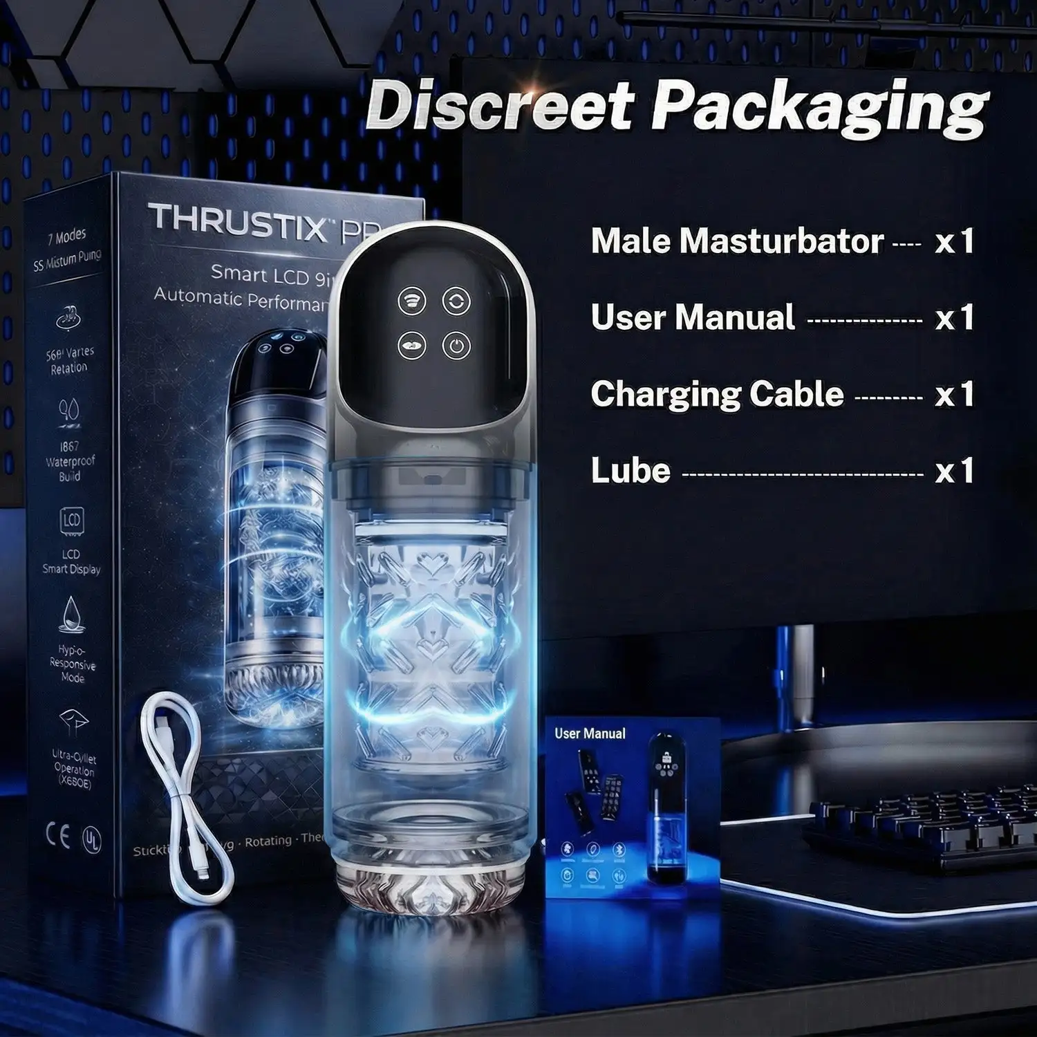 💥 2026 Father's Day 50% OFF 🔥 THRUSTIX™ Pro 9in1 Smart AI Led LCD Trainer For Men